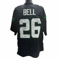 Leveon Bell Autographed New York Jets Black Jersey Beckett product image 1, provided for visual reference and product detail