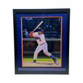 Fransisco Alvarez Autographed New York Mets At Bat 16x20 Beckett - Framed product image 1, provided for visual reference and