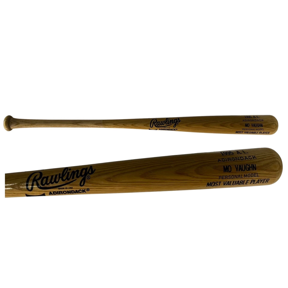Mo Vaughn Rawlings MVP Limited Edition Bat product image 1, provided for visual reference and product detail review