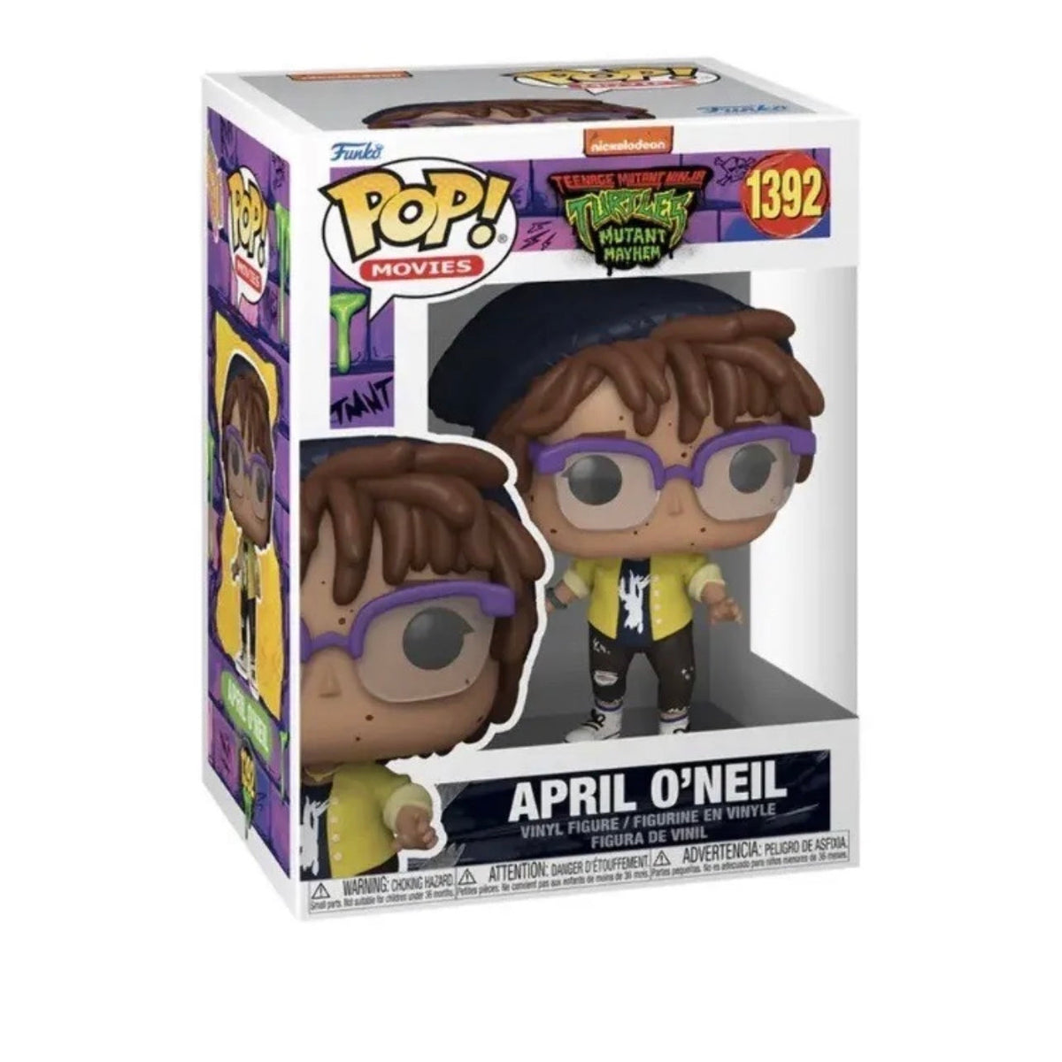 April O’Neill TMNT Mutant Mayhem Funko Pop #1392 product image 1, provided for visual reference and product detail review