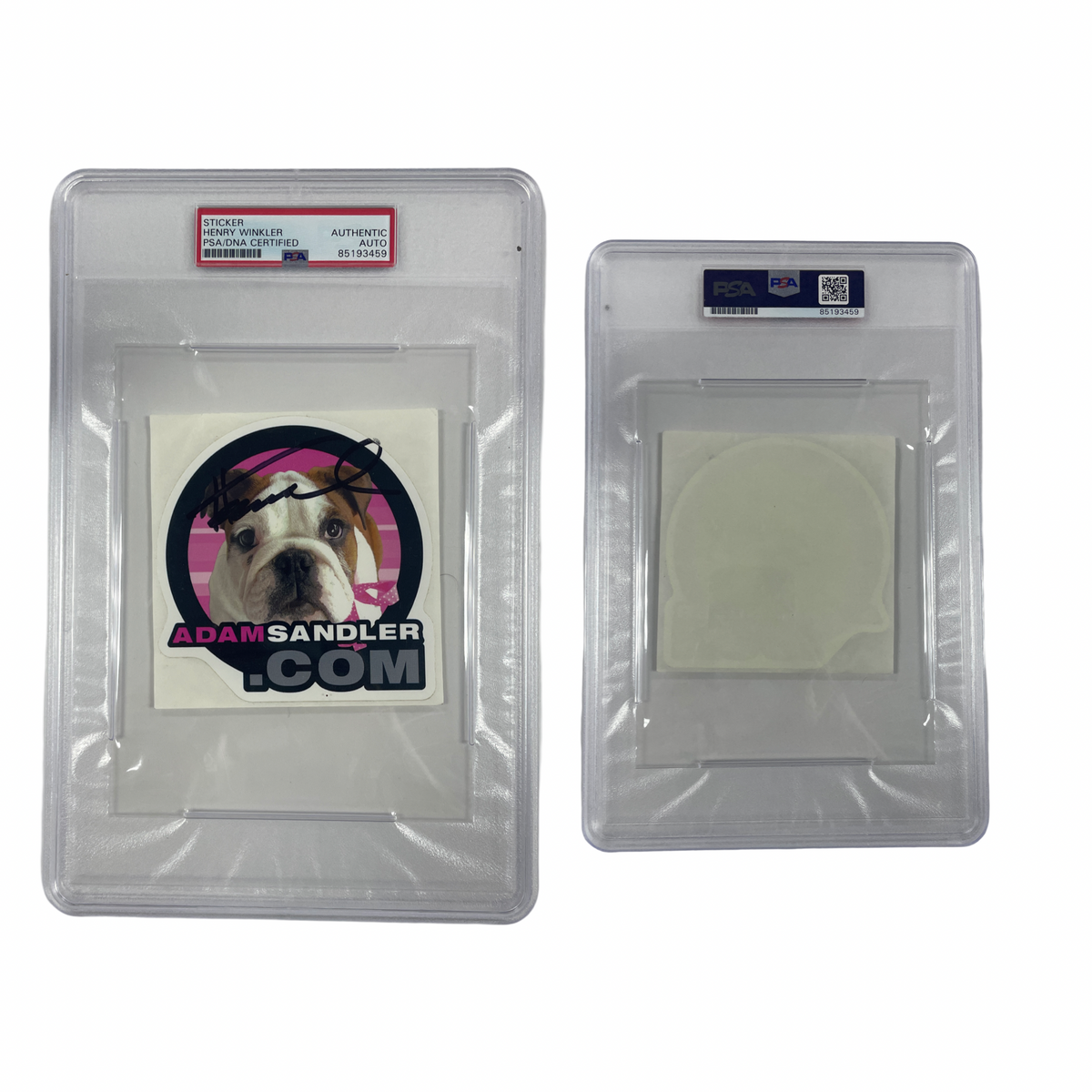 Henry Winkler Autographed Adam Sandler.com Sticker From Personal Collection PSA Auto Authentic product image 1, provided for
