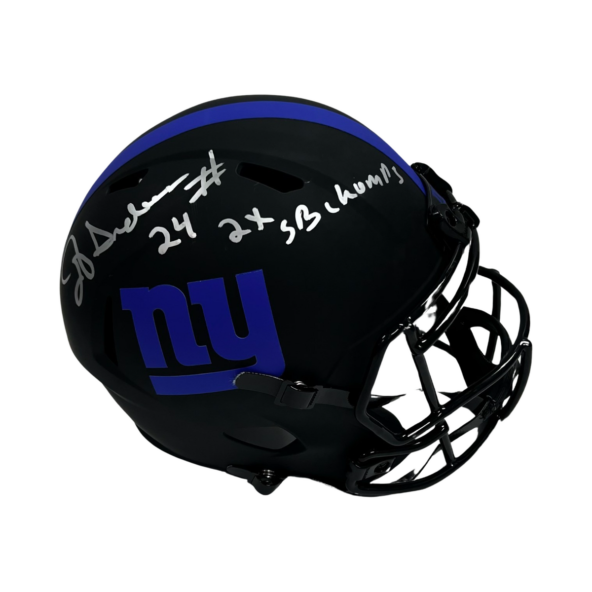 OJ Anderson Autographed New York Giants Eclipse Replica Helmet "2x SB Champs" Inscription Steiner CX product image 1,