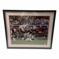Michael Strahan Autographed New York Giants Framed 16x20 Steiner product image 1, provided for visual reference and product