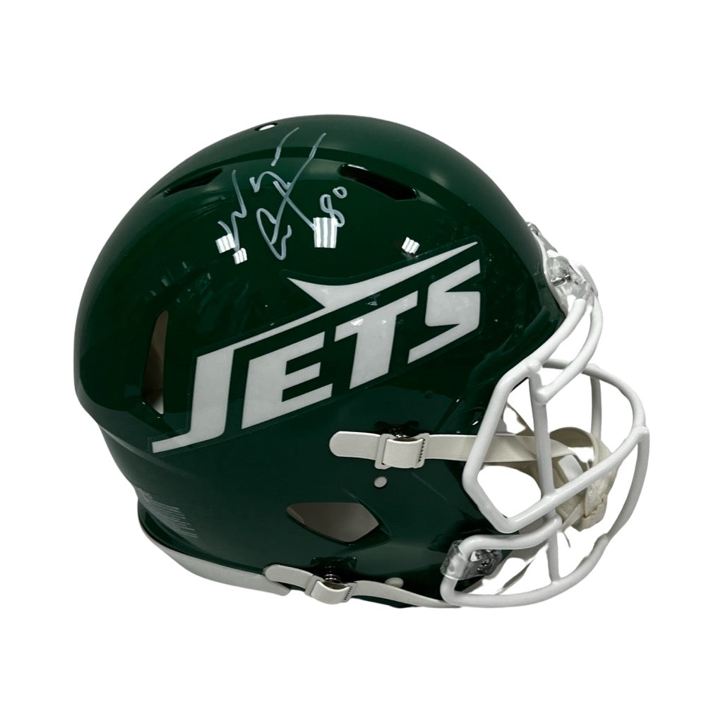 Wayne Chrebet Autographed New York Jets Old School Green Speed Authentic Helmet Steiner CX product image 1, provided for