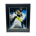 X-Pac Autographed WWE Background Explosion Vertical 16x20 Beckett - Framed product image 1, provided for visual reference