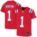 Cam Newton New England Patriots Official NFL NIKE Jersey red product image 1