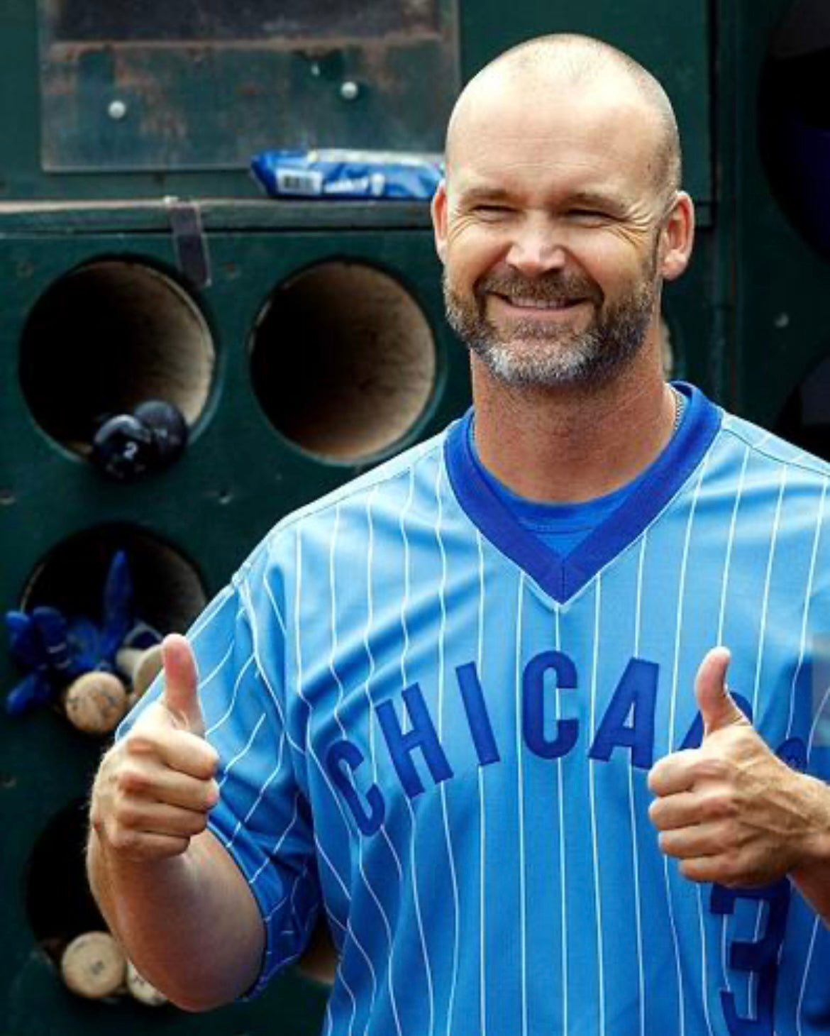 David Ross Chicago Cubs Official MLB Majestic Retro Jersey product image 4