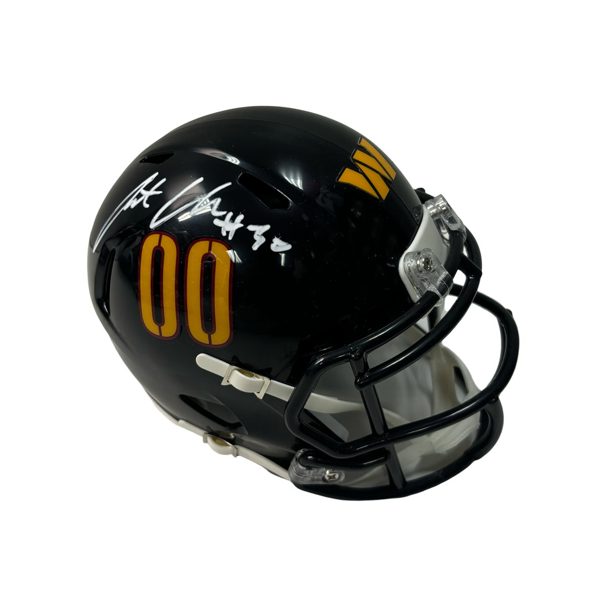 Austin Ekeler Autographed Washington Commanders Black Mini Helmet Signed Beckett product image 1, provided for visual