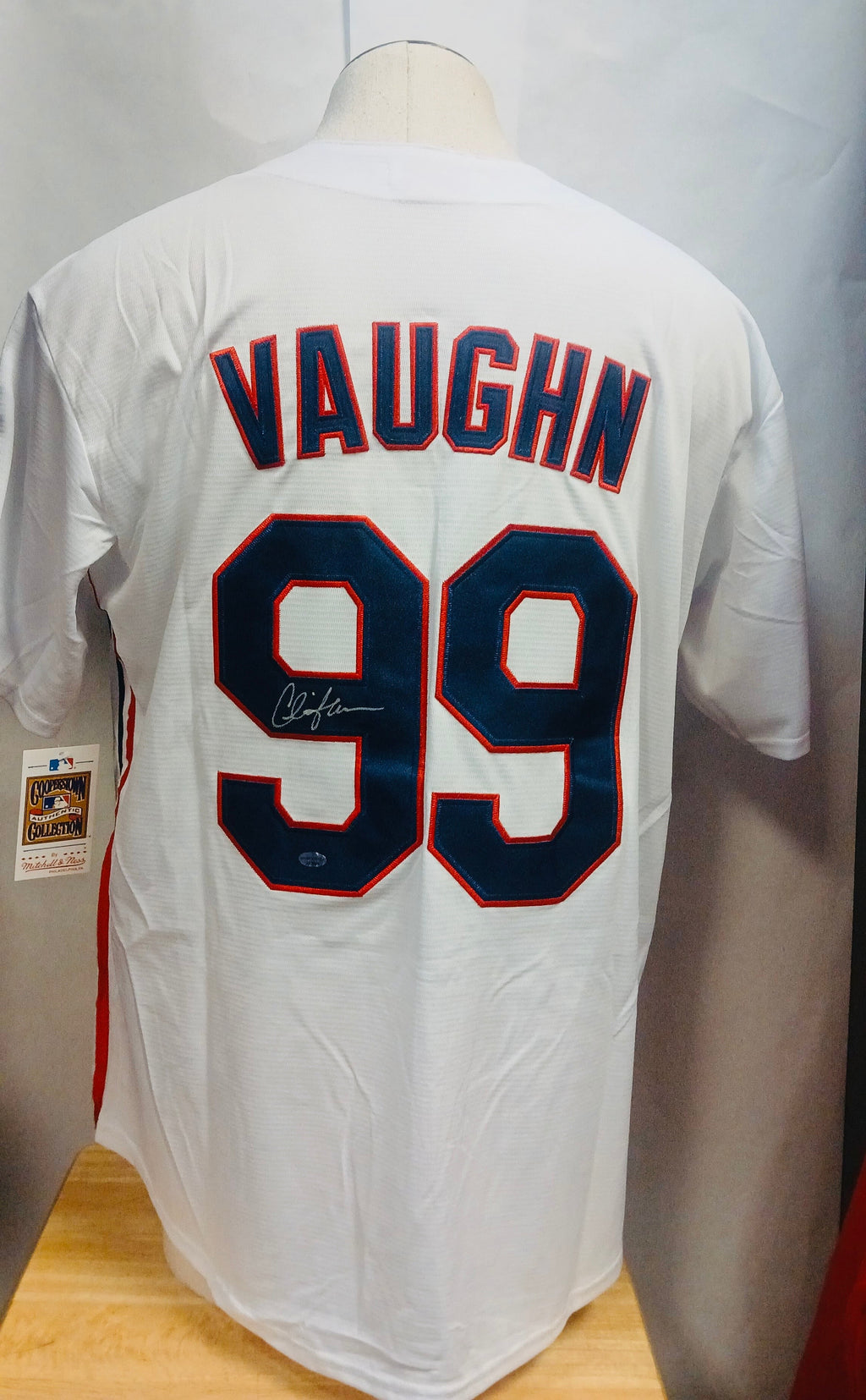 Charlie Sheen Ricky Vaughn Major League autographed jersey product image 1