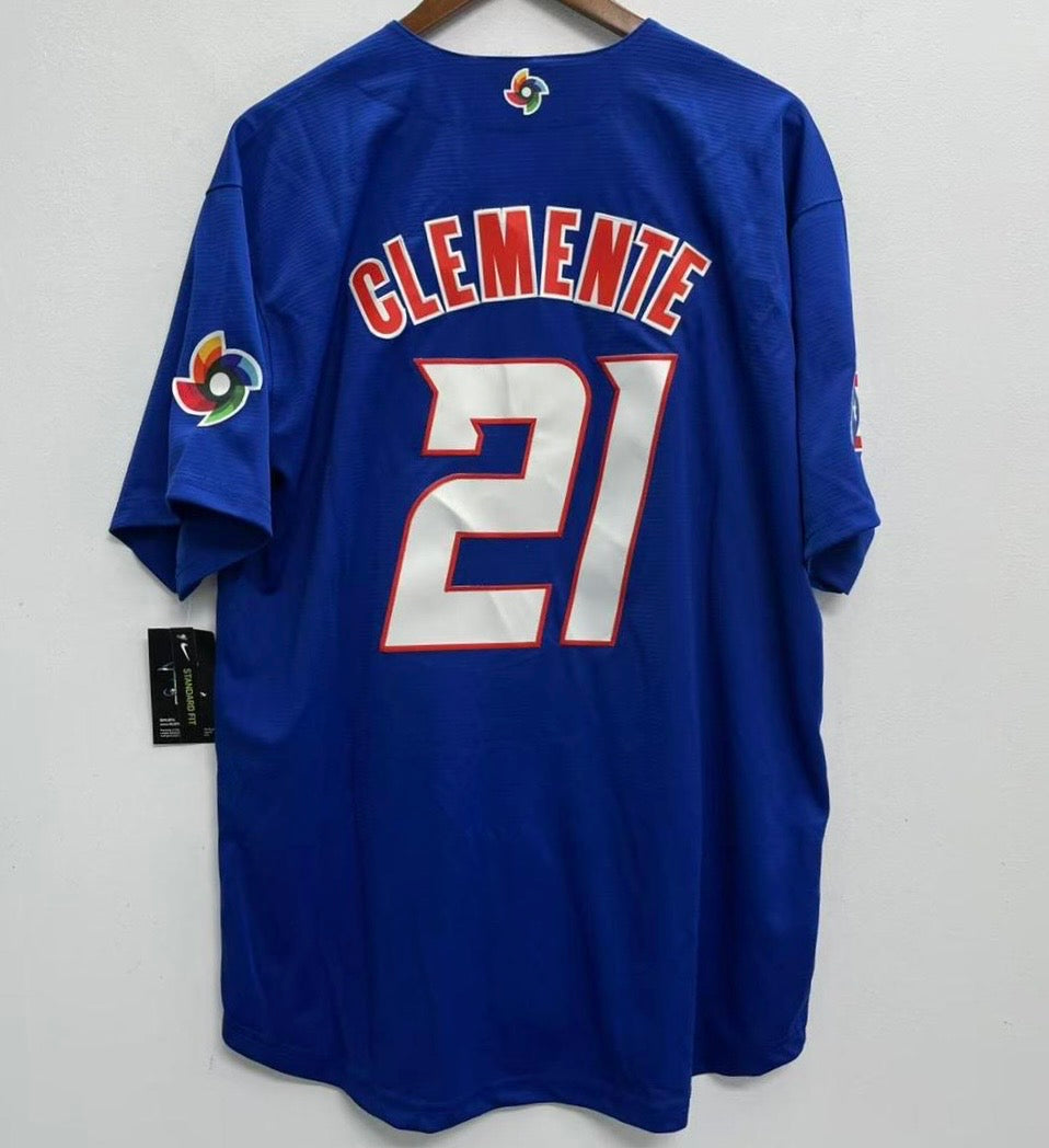 Roberto Clemente YOUTH KIDS Puerto Rico Official Nike Jersey product image 1