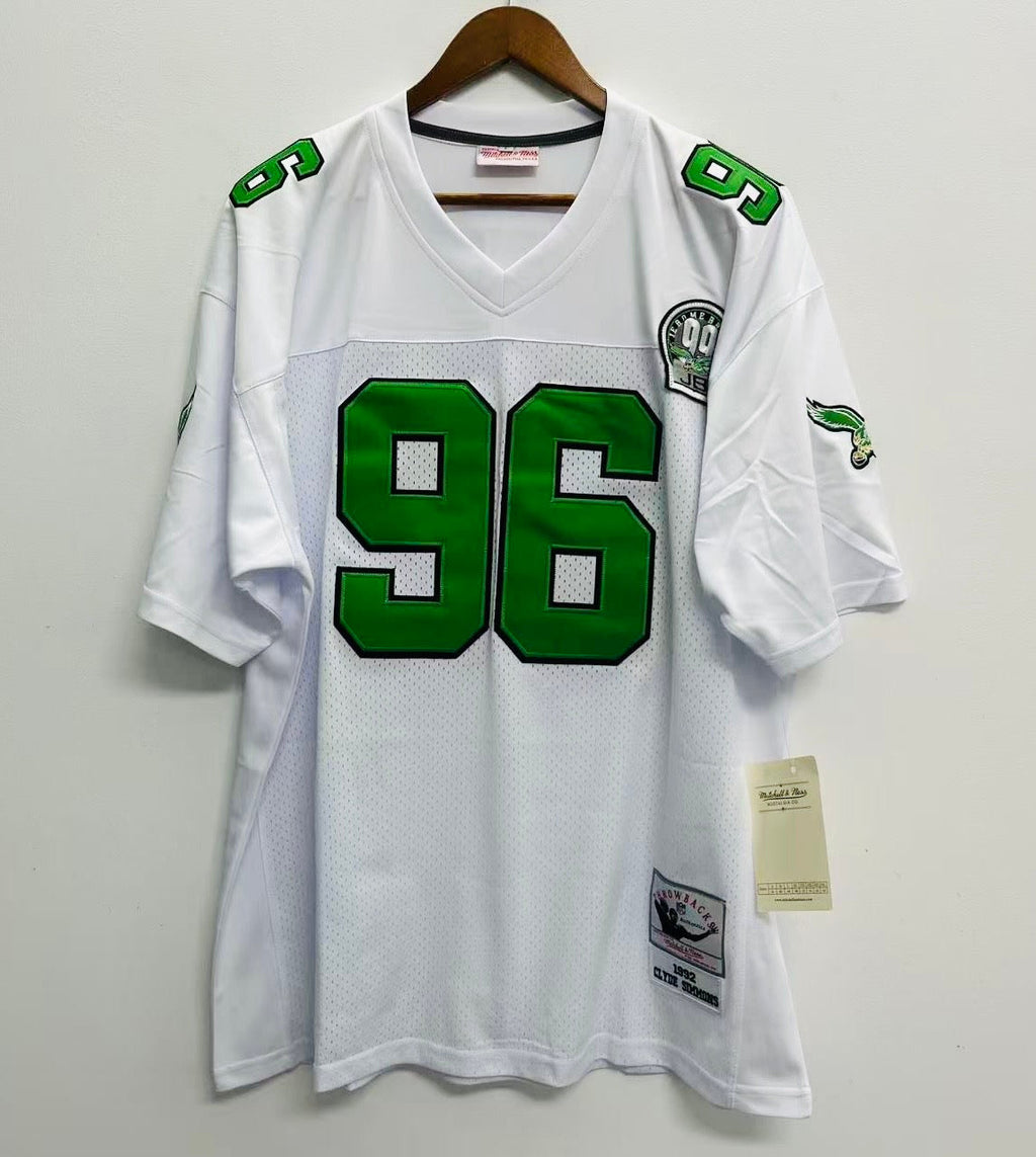 Clyde Simmons 1992 Philadelphia Eagles Jersey Mitchell & product image 2
