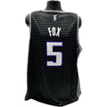 De’Aaron Fox Unsigned Black Sacramento Kings Nike Jersey product image 1, provided for visual reference and product detail