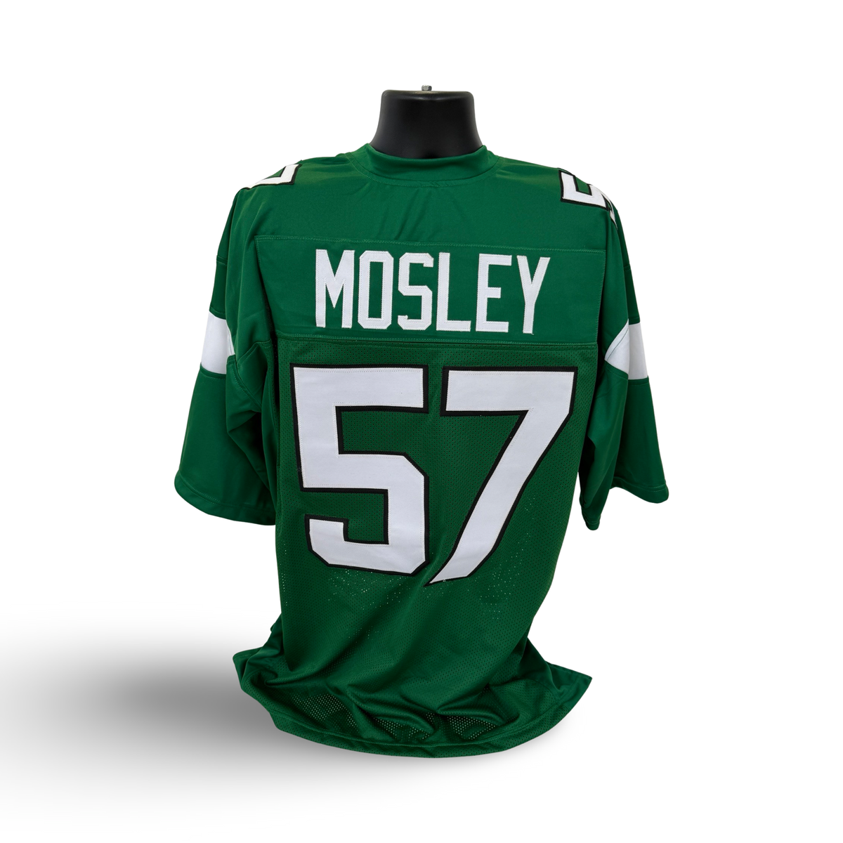CJ Mosley Unsigned New York Jets Green Custom Jersey product image 1, provided for visual reference and product detail review
