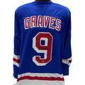 Adam Graves Autographed New York Rangers Blue Jersey Steiner CX product image 1, provided for visual reference and product
