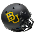 Denzel Mims Autographed Baylor Bears Black Schutt Replica Helmet JSA product image 1, provided for visual reference and