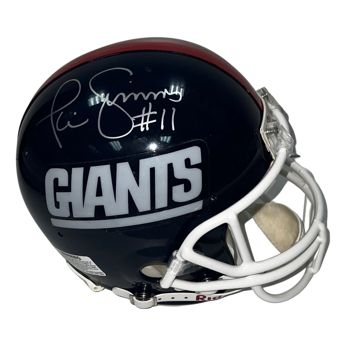 Phil Simms Autographed New York Giants Proline Authentic Helmet Steiner LOA product image 1, provided for visual reference