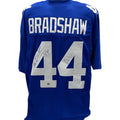 Ahmad Bradshaw Autographed New York Giants Blue Jersey XLVI GWTD Inscription Steiner CX product image 1, provided for visual
