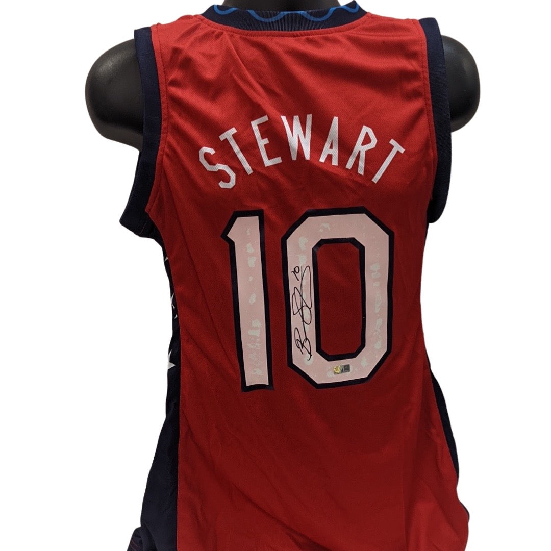 Breanna Stewart Autographed Team USA Basketball Jersey Steiner CX product image 1, provided for visual reference and product