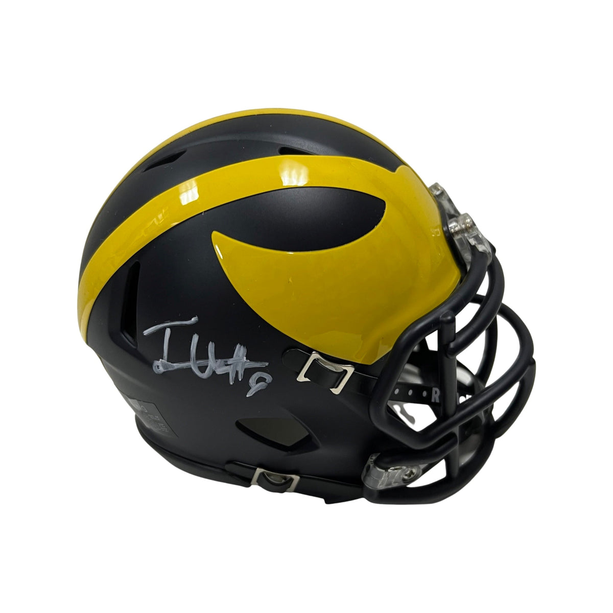 Josh Uche Autographed Michigan Woverines Speed Mini Helmet Steiner CX product image 1, provided for visual reference and