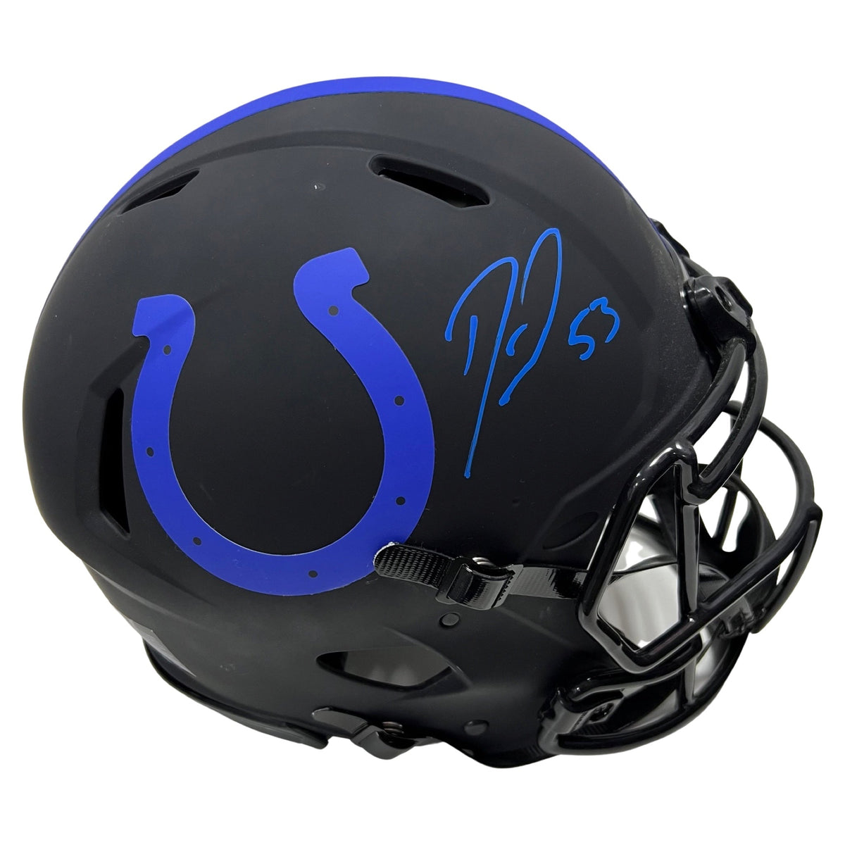 Darius Leonard Autographed Indianapolis Colts Eclipse Authentic Helmet JSA product image 1, provided for visual reference