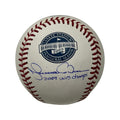 Mariano Rivera Autographed New York Yankees Yankee Stadium Inaugural Season Logo Baseball 2009 WS Champs Inscription Steiner