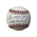 Howard Johnson Autographed New York Mets OMLB Mets HOF 2023 Inscription Steiner CX product image 1, provided for visual