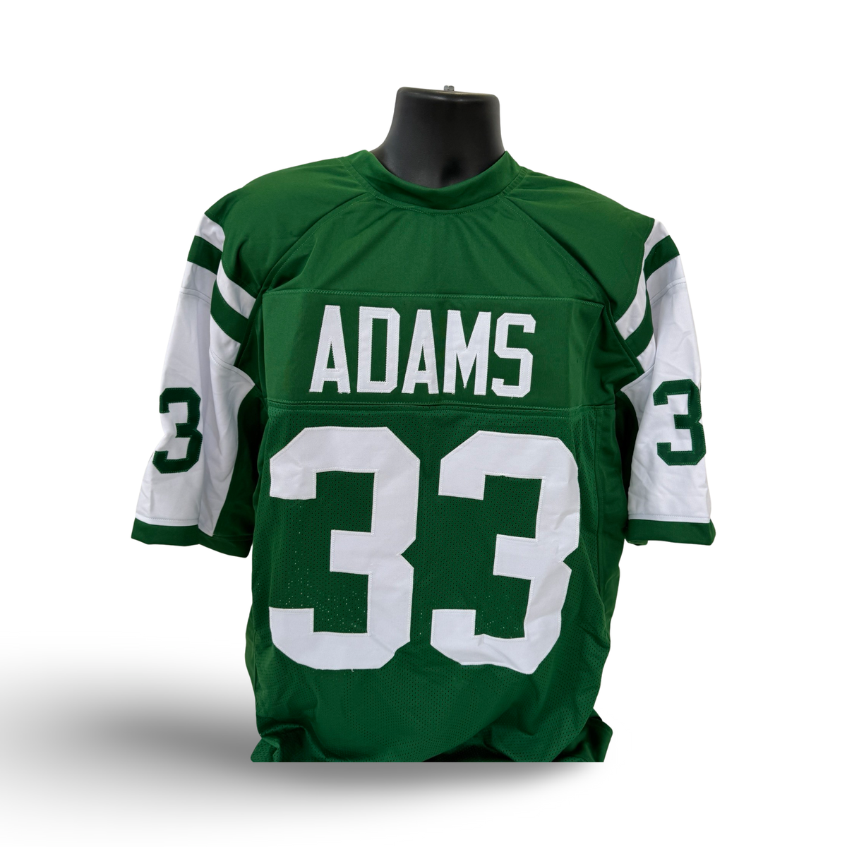Jamal Adams Unsigned New York Jets Green Custom Jersey product image 1, provided for visual reference and product detail