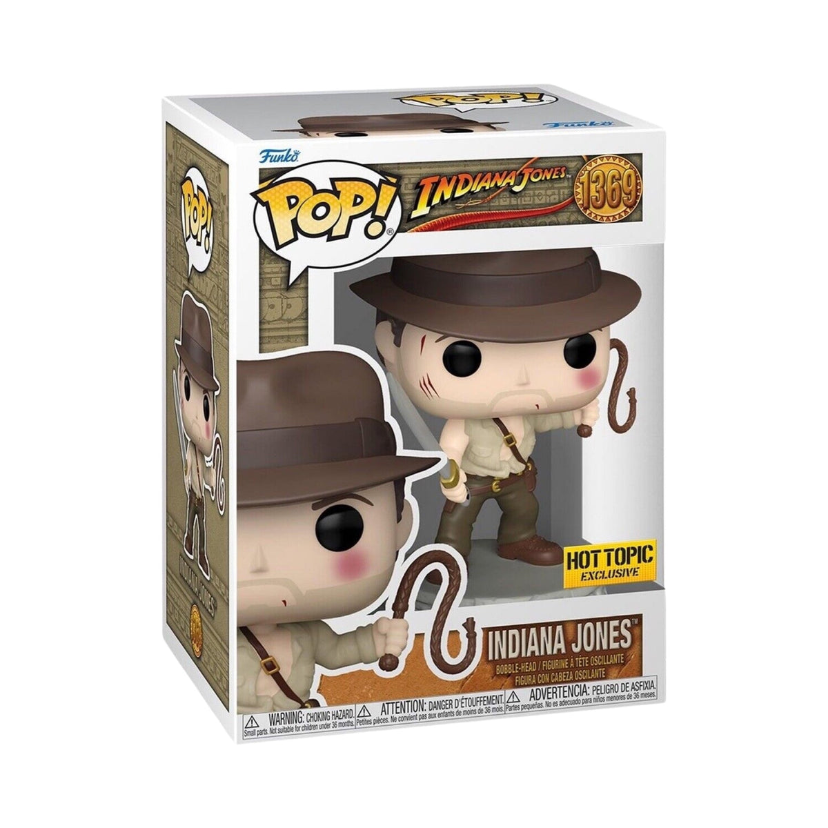 Indiana Jones Funko Pop #1369 product image 1, provided for visual reference and product detail review