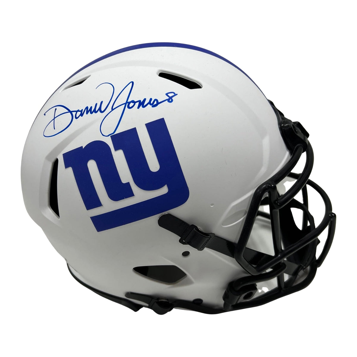 Daniel Jones Autographed New York Giants Lunar Eclipse Authentic Helmet JSA product image 1, provided for visual reference