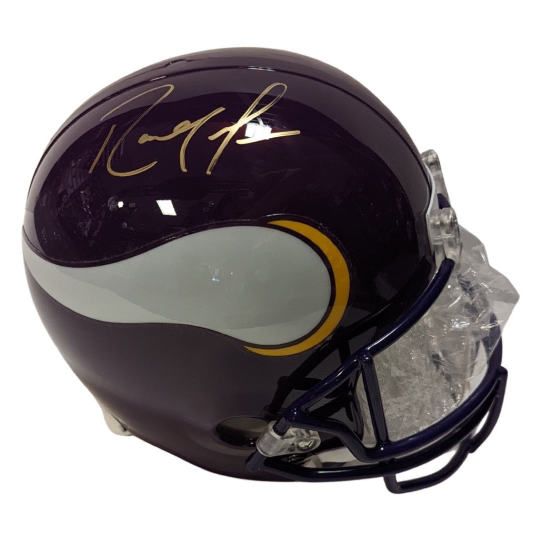 Randy Moss Autographed Minnesota Vikings Proline Replica Helmet JSA product image 1, provided for visual reference and