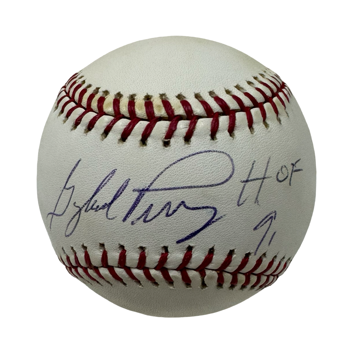 Gaylord Perry Autographed Official National League Baseball HOF 91 Inscription JSA product image 1, provided for visual