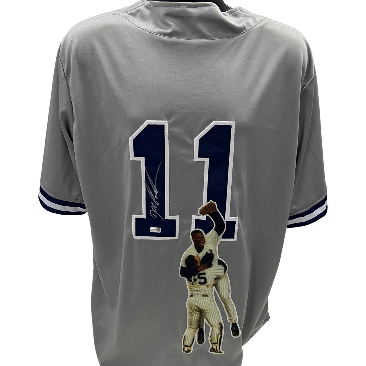 Doc Gooden Autographed New York Yankees Grey Art Jersey Steiner CX product image 1, provided for visual reference and