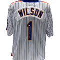 Mookie Wilson Autographed New York Mets Pinstripe Jersey Steiner CX product image 1, provided for visual reference and