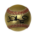 Allan Houston Autographed Gold OMLB Steiner CX product image 1, provided for visual reference and product detail review