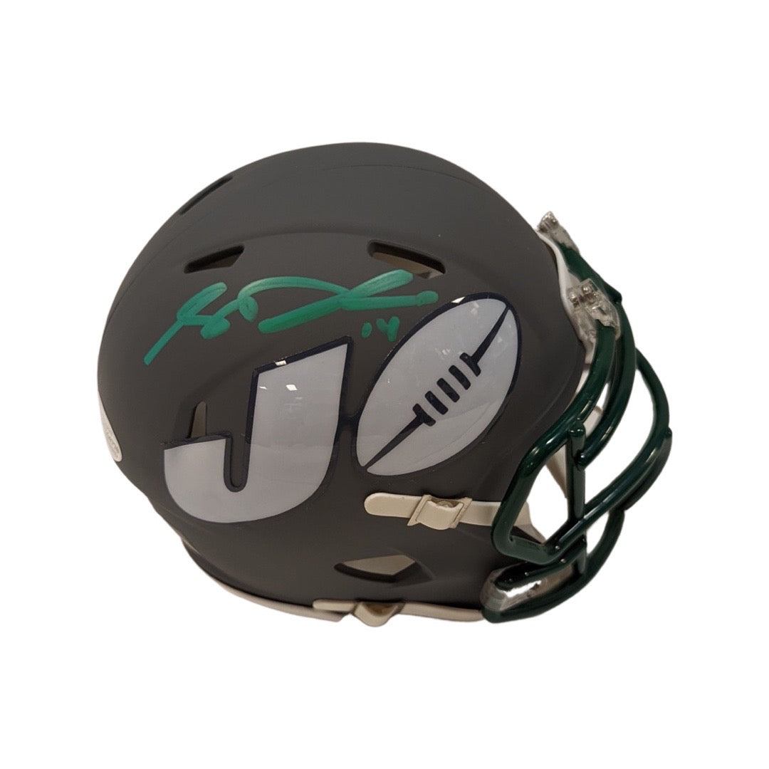 Sam Darnold Autographed New York Jets Amp Mini Helmet Beckett product image 1, provided for visual reference and product