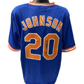 Howard Johnson Autographed New York Mets Blue Jersey Steiner CX product image 1, provided for visual reference and product