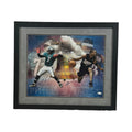 Allen Iverson & Michael Vick Autographed 16x20 JSA - Framed product image 1, provided for visual reference and product