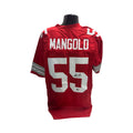 Nick Mangold Autographed Ohio State Buckeyes Red Jersey BAS product image 1, provided for visual reference and product