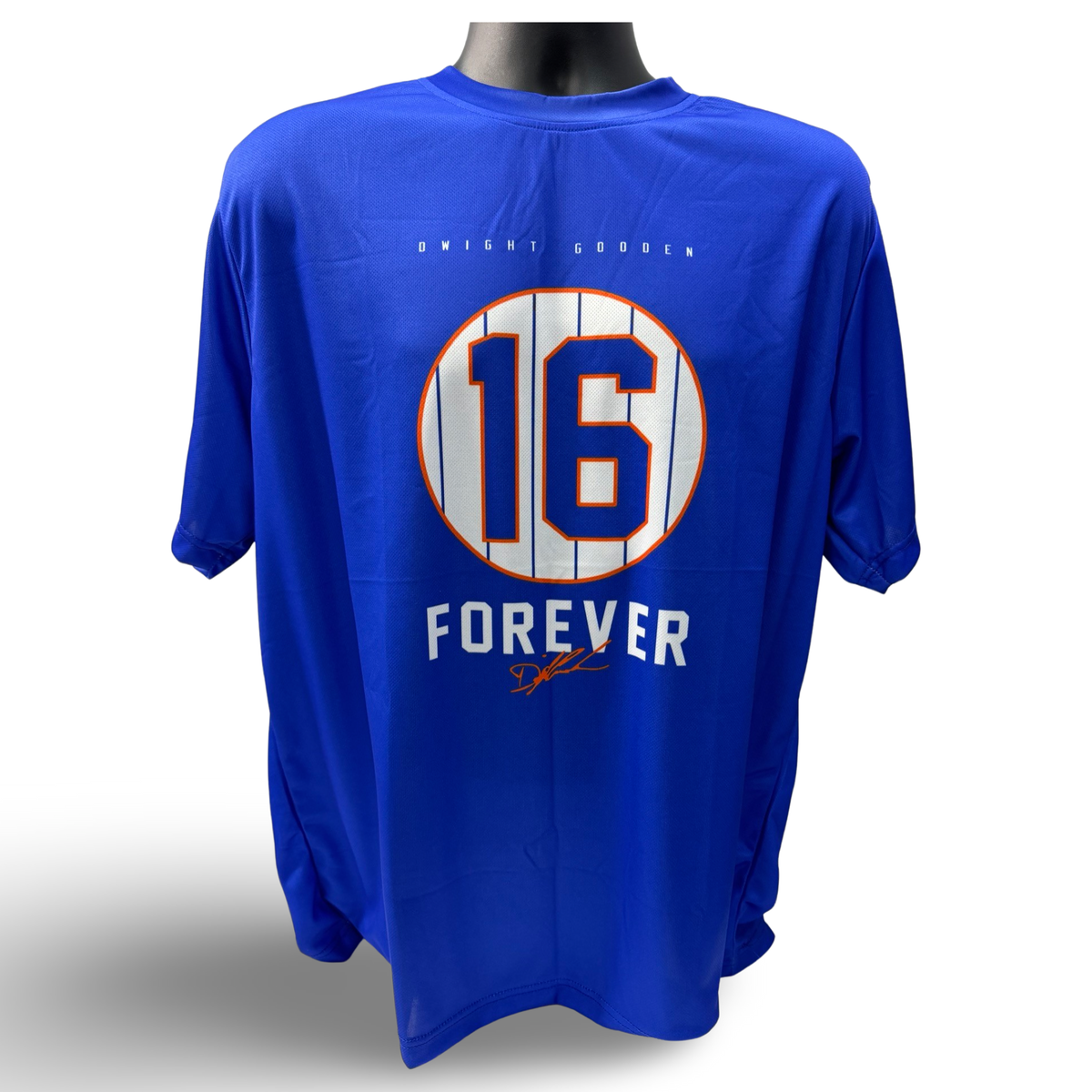 Doc Gooden #16 Forever Blue T-Shirt - Large product image 1, provided for visual reference and product detail review
