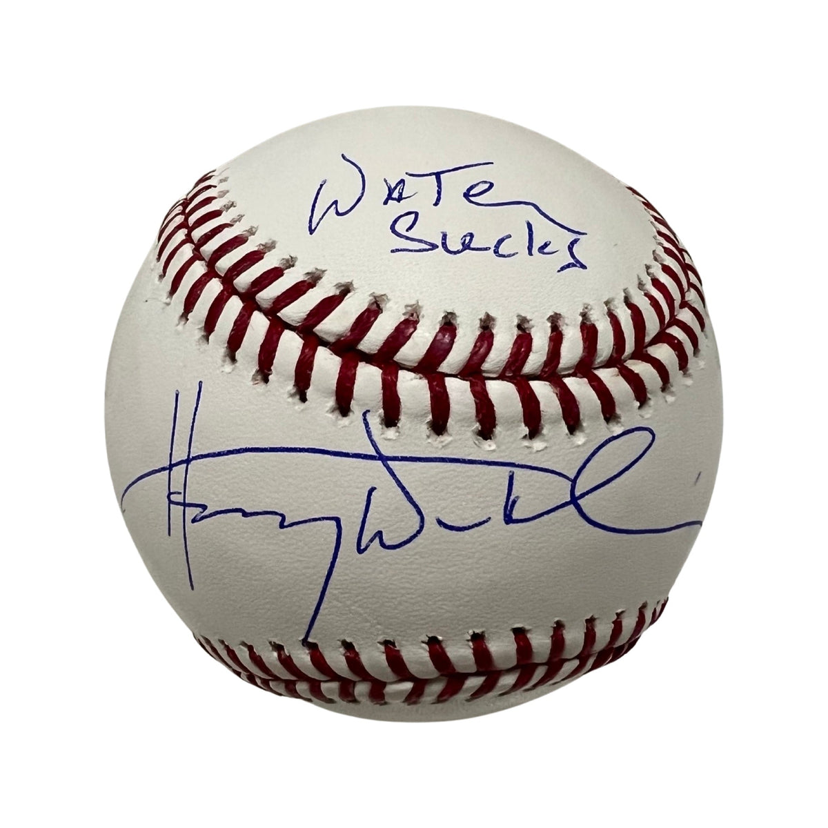 Henry Winkler Autographed OMLB "Water Sucks" Inscription Steiner CX product image 1, provided for visual reference and