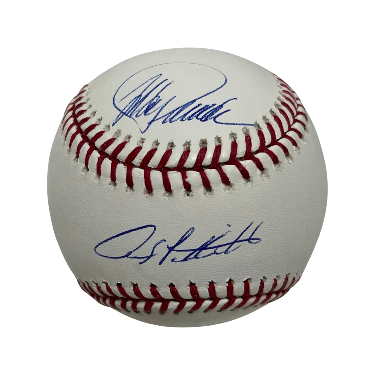 Jorge Posada & Andy Pettitte Autographed New York Yankees OMLB JSA/Fanatics product image 1, provided for visual reference