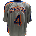 Lenny Dykstra Autographed New York Mets Grey Jersey 86 WS Champs, Nails Inscriptions Steiner CX product image 1, provided