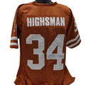 Ricky Williams Autographed Texas Longhorns Burnt Orange Highsman Jersey JSA product image 1, provided for visual reference