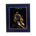 Walt Clyde Frazier Autographed New York Knicks Framed 16x20 HOF 1987, NBA Top 75 Inscriptions Steiner CX product image 1,