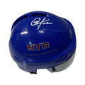 Chris Kreider Autographed New York Rangers Blue Mini Helmet Beckett product image 1, provided for visual reference and