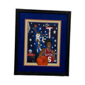 Julius Erving Autographed Custom Painted Art 1/1 Framed JSA product image 1, provided for visual reference and product