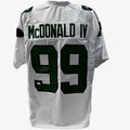 Will McDonald Autographed New York Jets White Jersey JSA product image 1, provided for visual reference and product detail