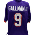 Wayne Gallman Autographed Clemson Tigers Purple Jersey Nat’l Champs 17 Inscription JSA product image 1, provided for visual
