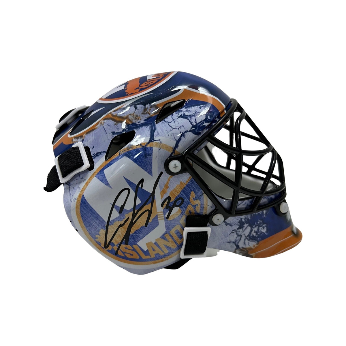 Ilya Sorokin Autographed New York Islanders Mini Goalie Mask Beckett product image 1, provided for visual reference and