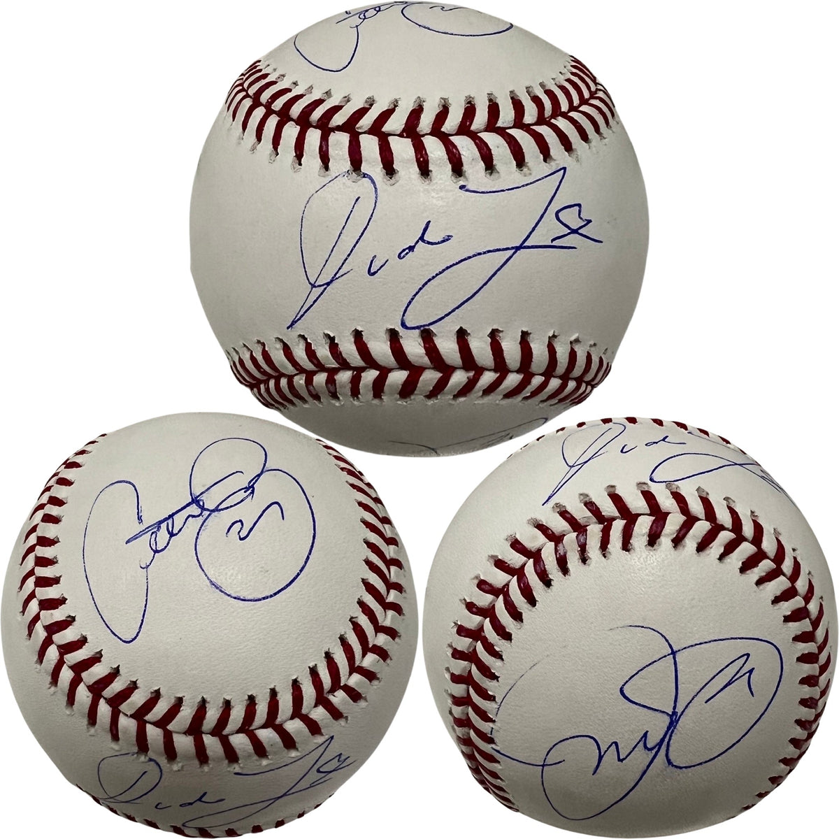 Mick Foley Three Faces Autographed "Dude Love, Mankind, Cactus Jack" OMLB Beckett product image 1, provided for visual
